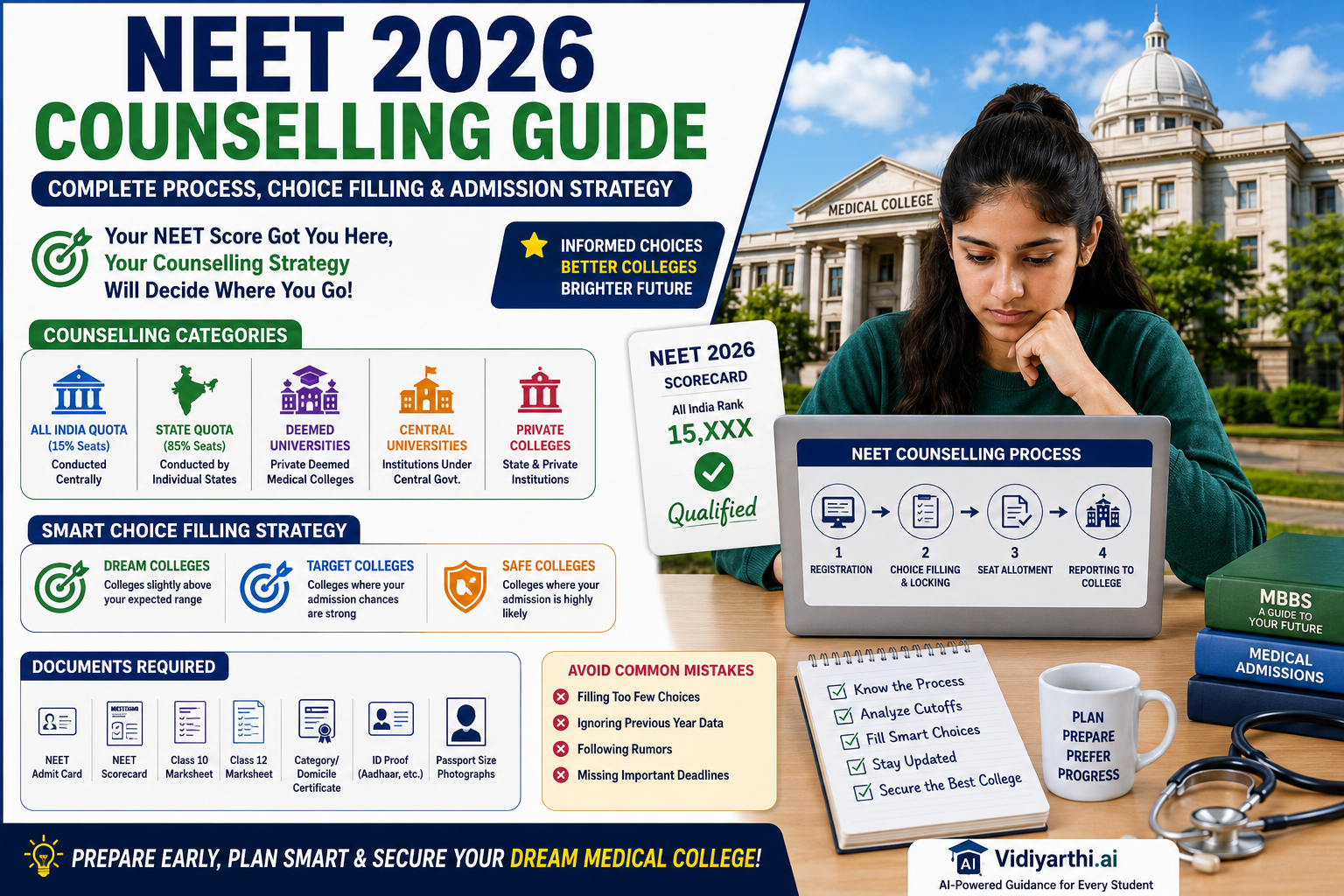 NEET 2026 Counselling Guide: Everything You Need to Know After the Results
